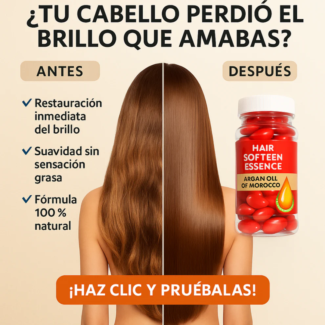 CÁPSULAS DE ARGÁN – Nutrición intensiva y brillo natural para tu cabello