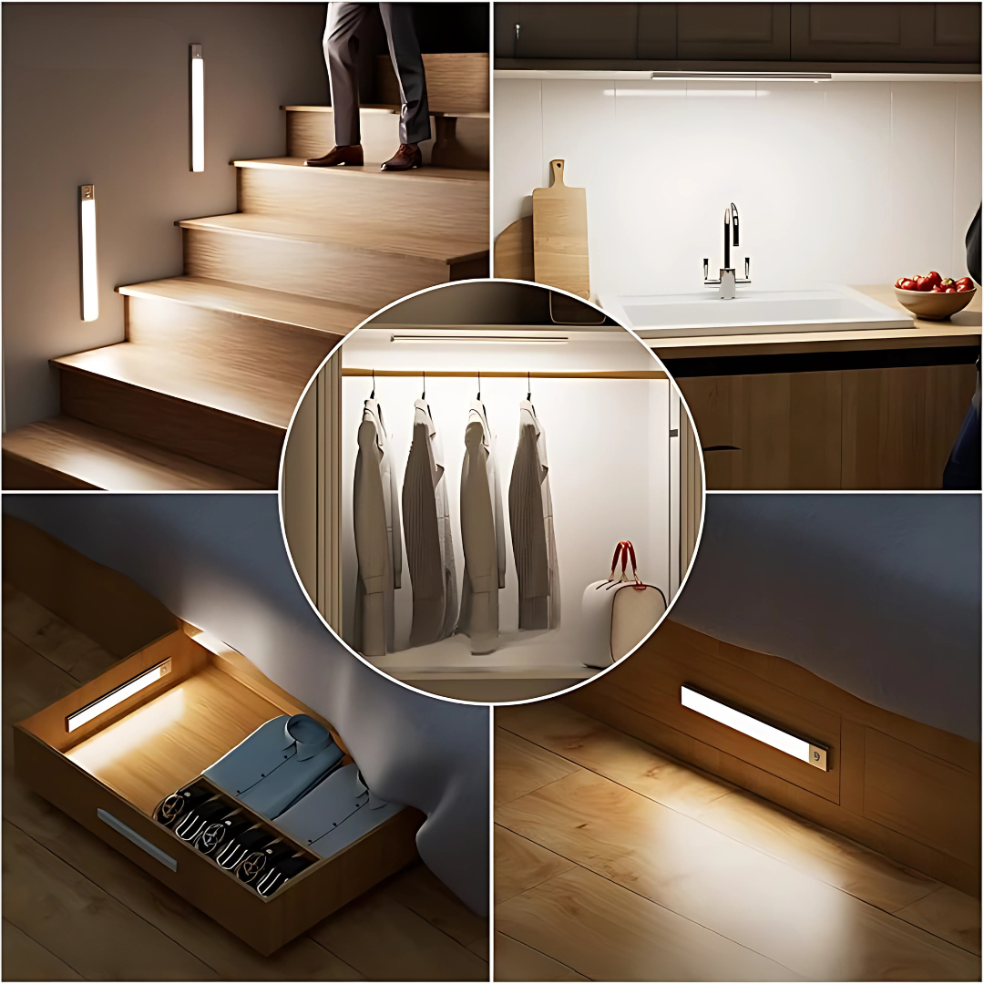LUZ LED CON SENSOR DE MOVIMIENTO (Pack x2) – Iluminación automática donde más la necesitas