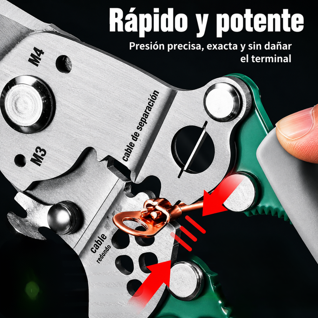ALICATE PLEGABLE MULTIFUNCIONAL — 18 herramientas en una sola, plegada en el bolsillo y lista para cualquier trabajo