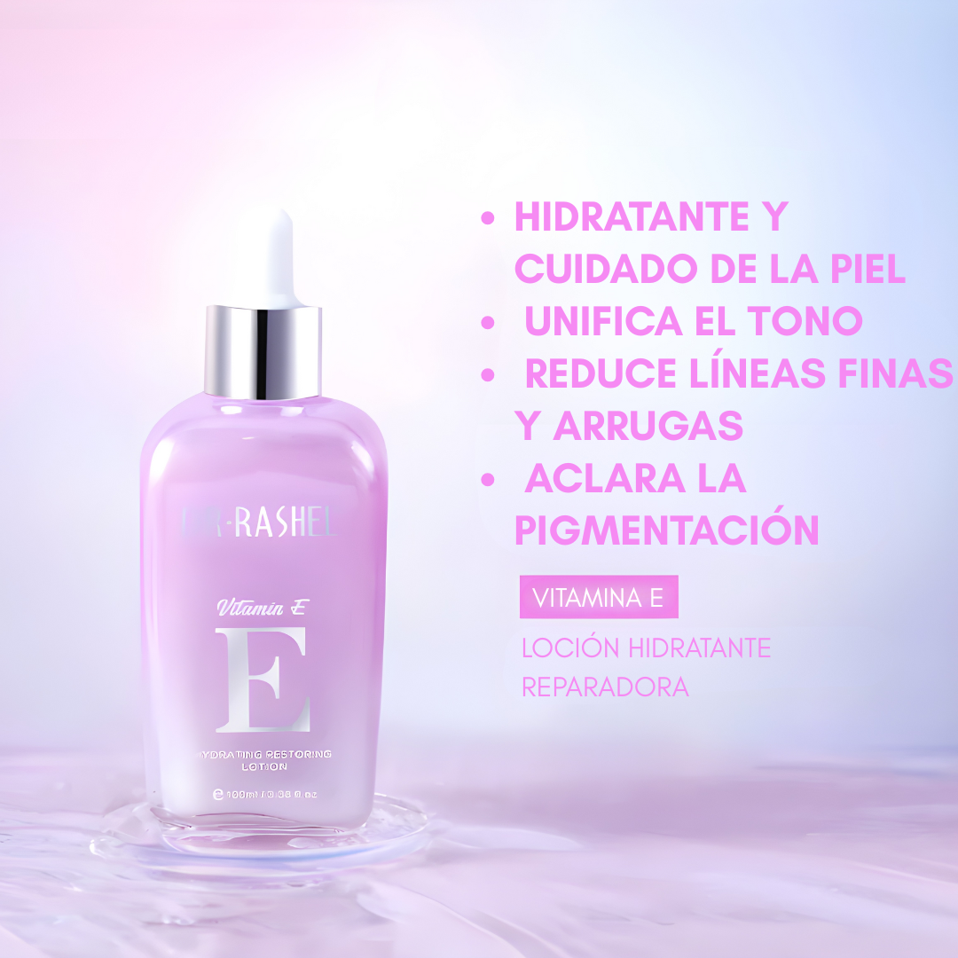 KIT COMPLETO DR-RASHELL VITAMINA E HYDRATING AND RESTORING – Hidratación intensa, reparación profunda y suavidad duradera para tu piel todos los días