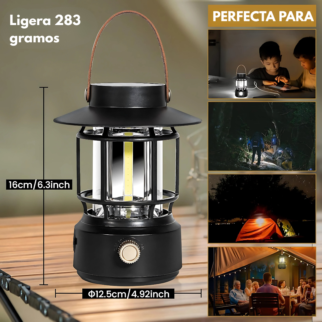 CAMPING LAMP – Iluminación confiable para tus aventuras