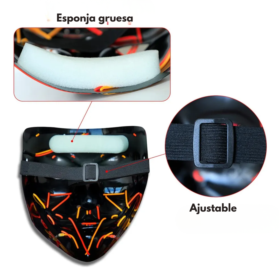 MÁSCARA NEON – Impacta, sorprende y brilla donde vayas