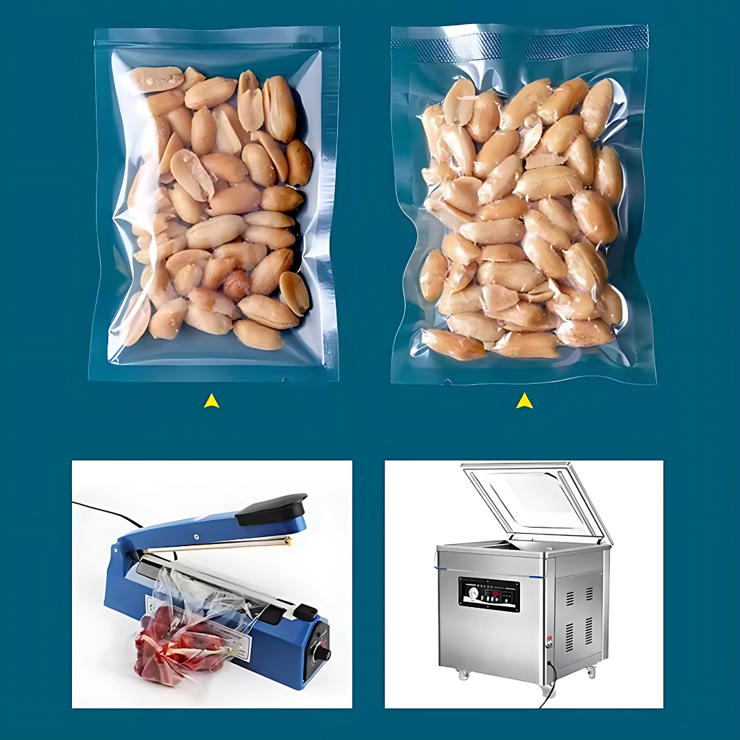 40 BOLSAS PARA SELLO AL VACÍO 15×20CM – Conserva tus alimentos frescos por más tiempo