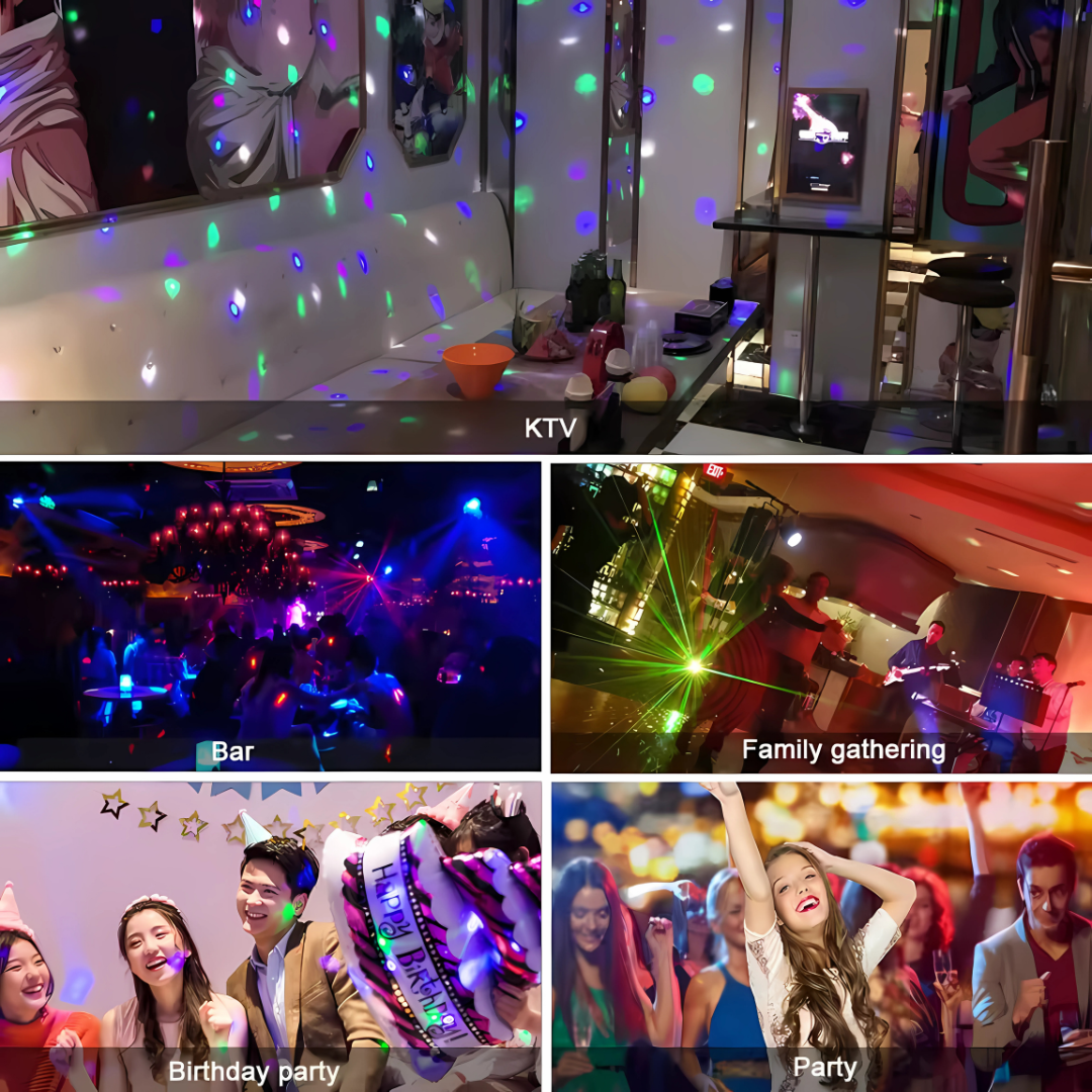 FOCO LED DISCO – Transforma tu espacio en una fiesta con luces vibrantes