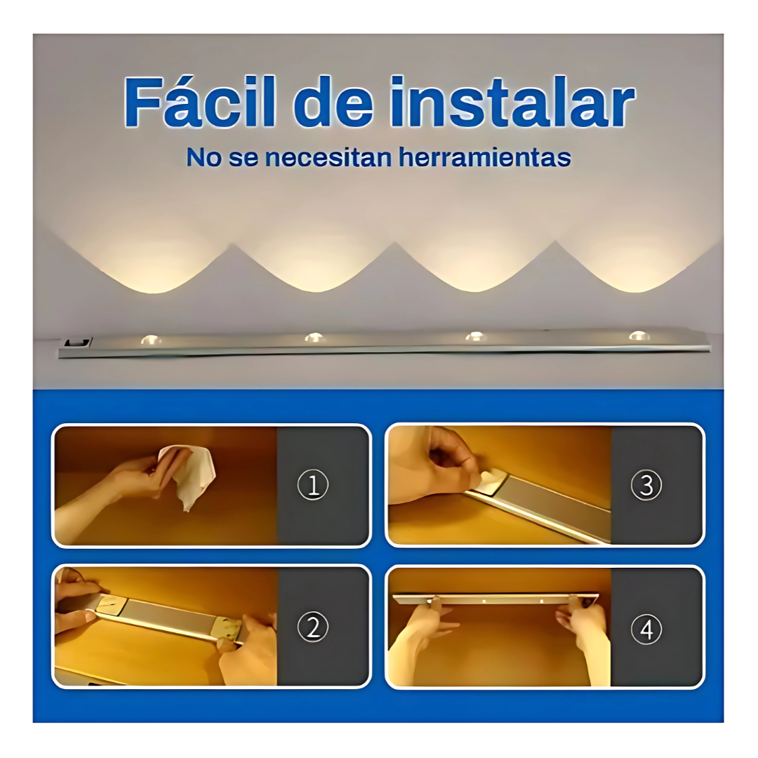 LUZ INTELIGENTE CON SENSOR – Iluminación práctica y automática para tu hogar