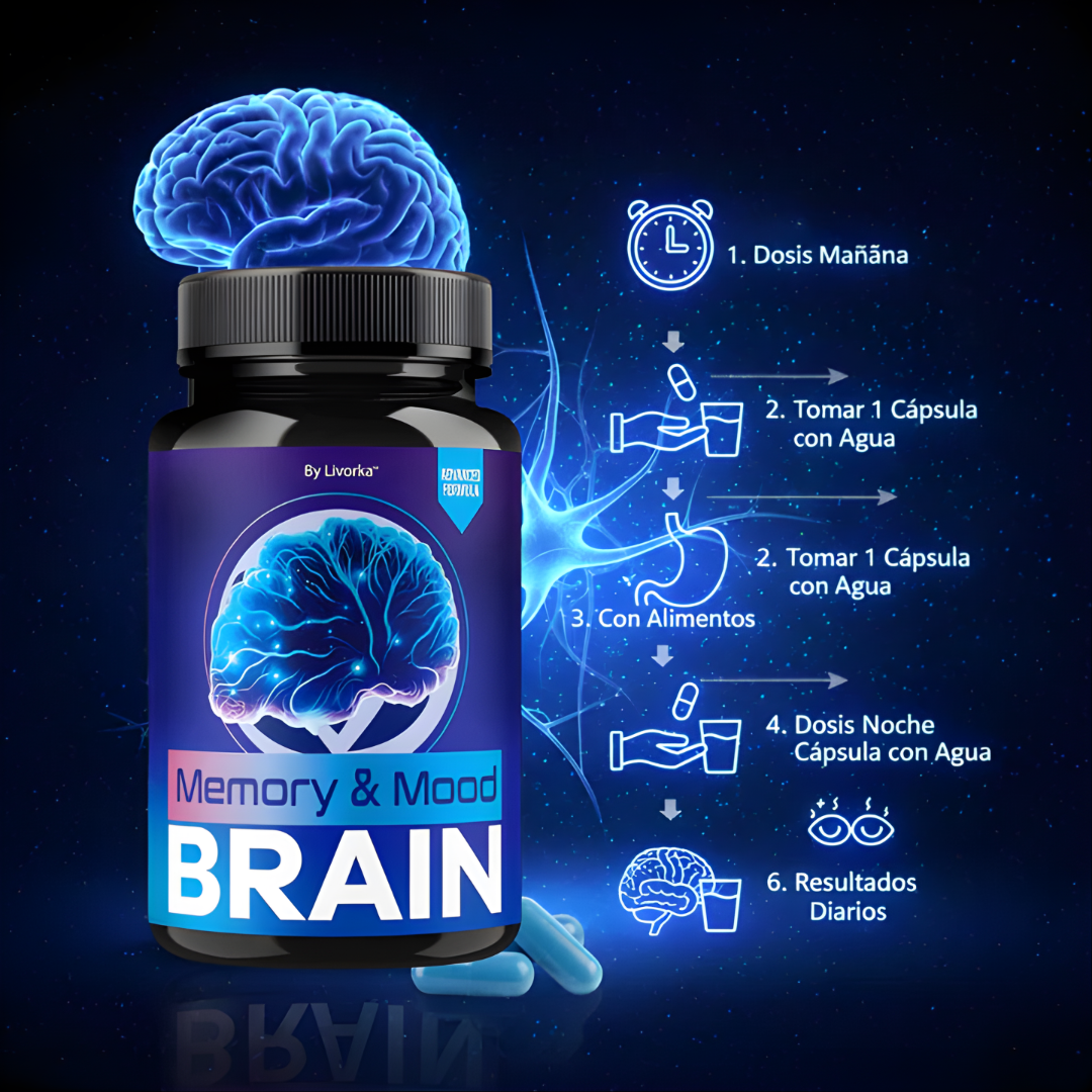 BRAIN NEURO — Memoria, enfoque y claridad mental en cada cápsula