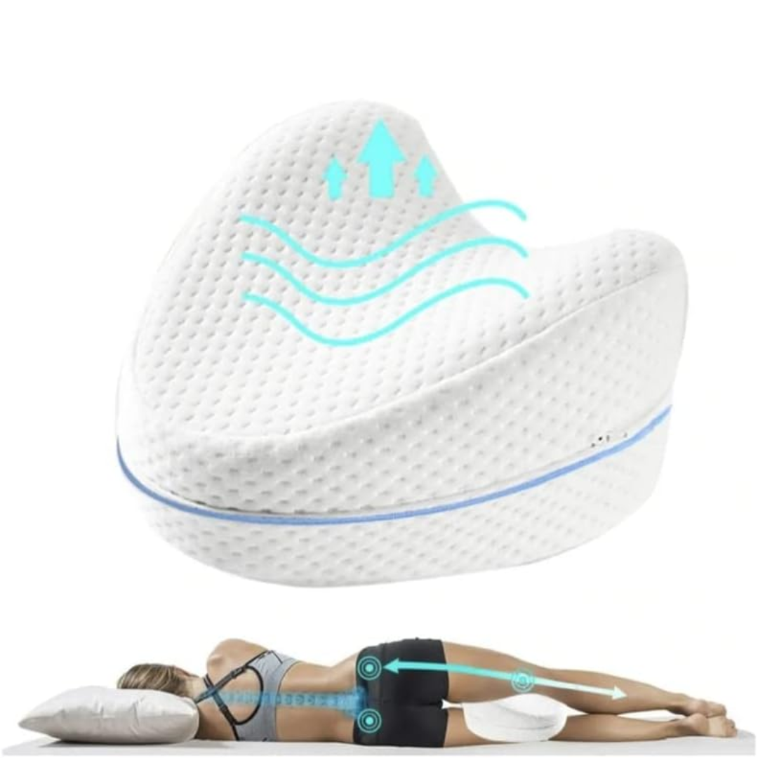 DreamKnee Support – Soporte ergonómico para un descanso óptimo.