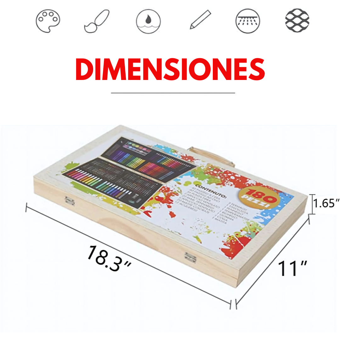 Set de Arte Artistry - Crea sin límites con una paleta de colores infinita.