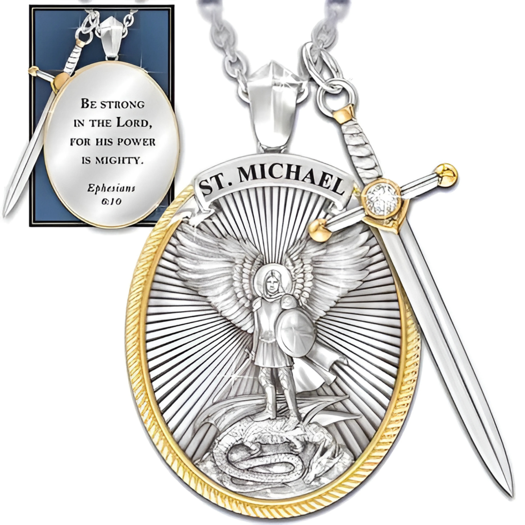 Cadena Heavenly Armor - Ilumina tu camino y fortalece tu fe con la guía del Arcángel San Miguel.