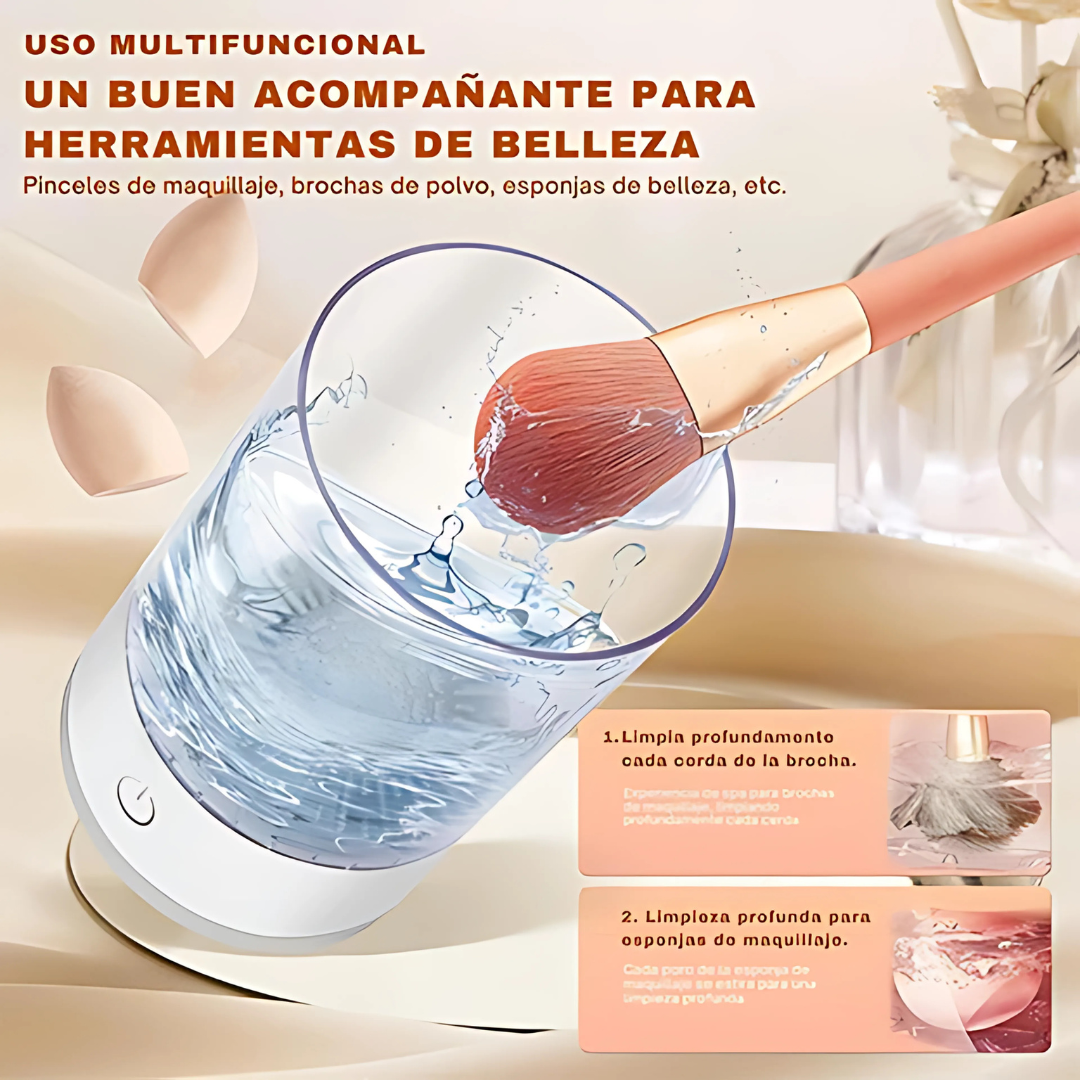 Limpia Brochas GlamSweep™ - Brochas impecables, maquillaje perfecto todos los días.
