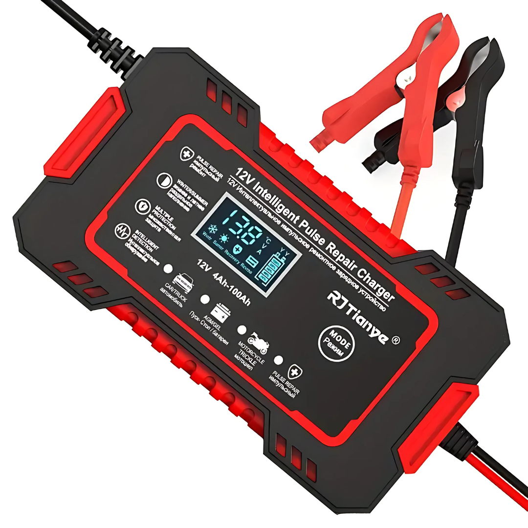 Cargador AutoSpark Revive - Mantén la batería de tu coche como nueva, sin esfuerzo y sin talleres.