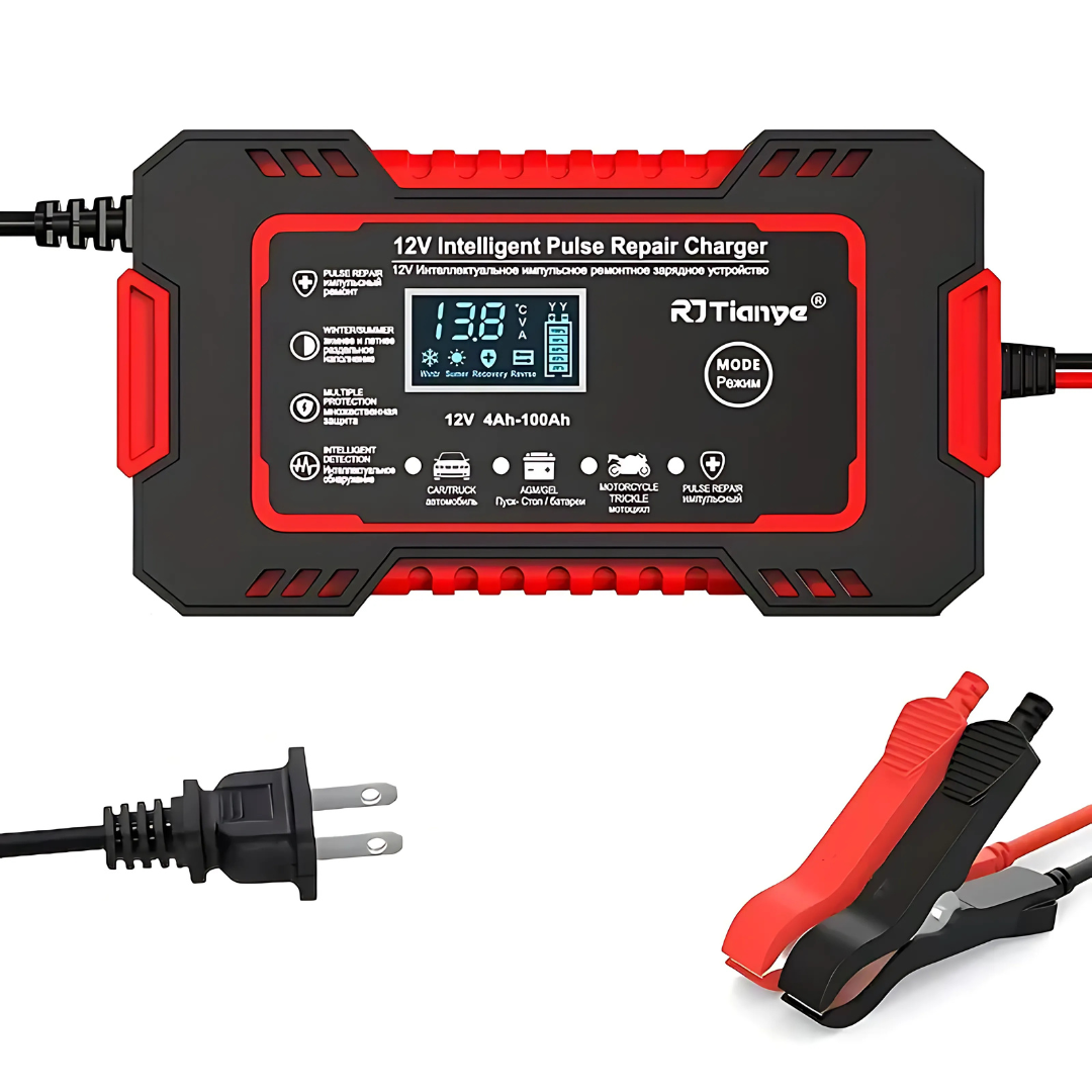 Cargador AutoSpark Revive - Mantén la batería de tu coche como nueva, sin esfuerzo y sin talleres.