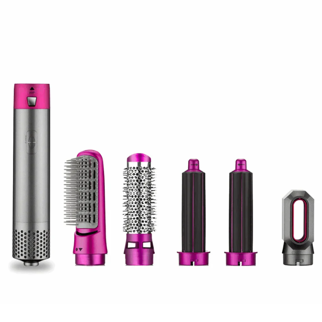 AirGlam 5 en 1 – Potencia y versatilidad para un look siempre impecable.