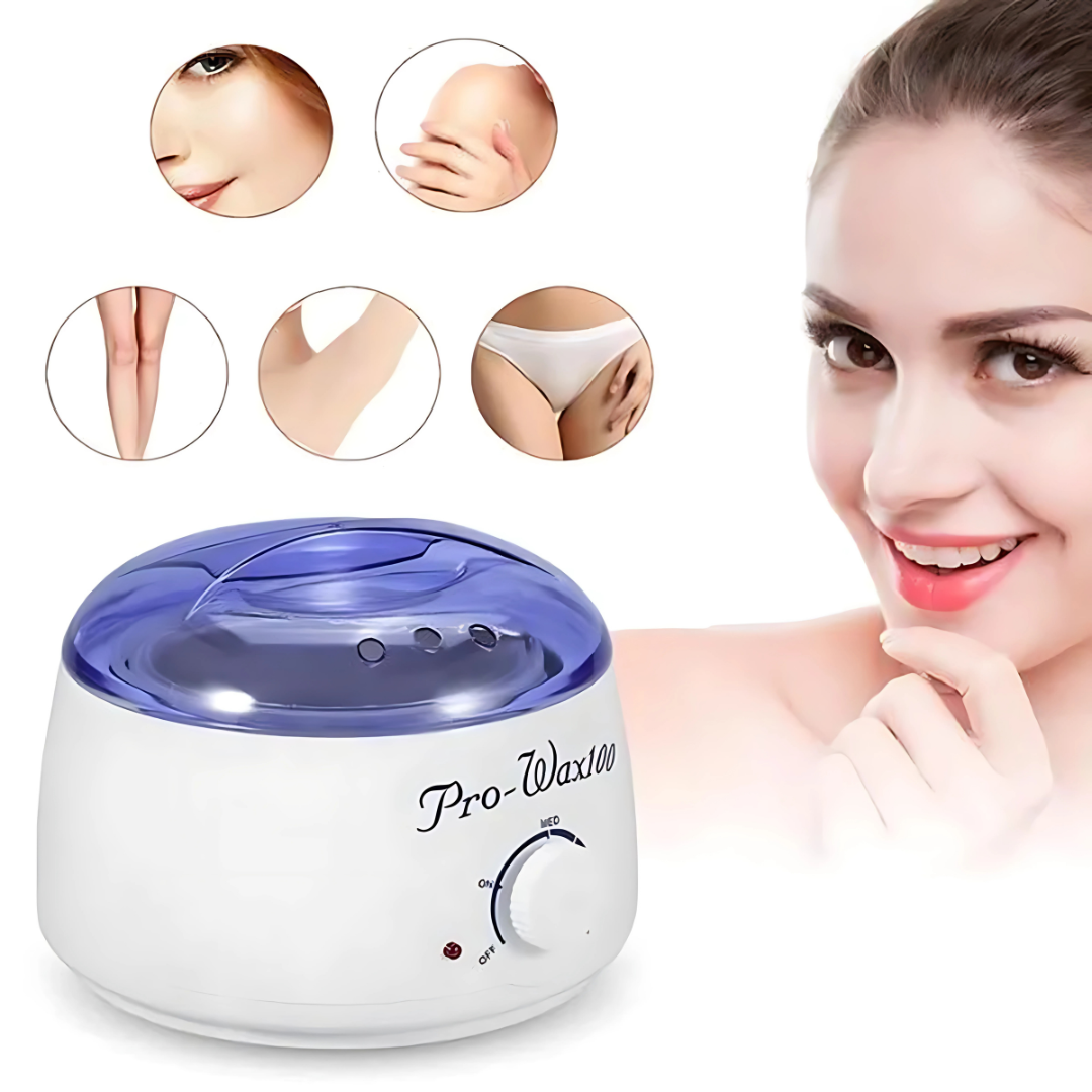 Olla de Cera PRO Wax 100 - Di adiós al vello no deseado desde casa, sin dolor de cabeza ni filas en el salón.