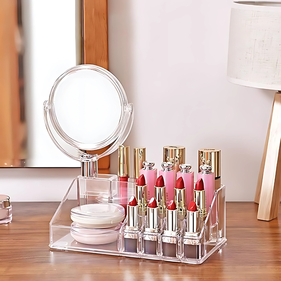 Cosmetiquera BeautyStack - Tu universo de belleza, perfectamente organizado.