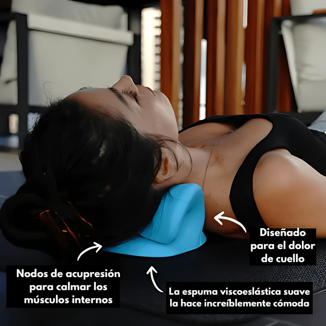 Estirador de Cuello y Hombros Karivoa™ – Alivio instantáneo desde casa