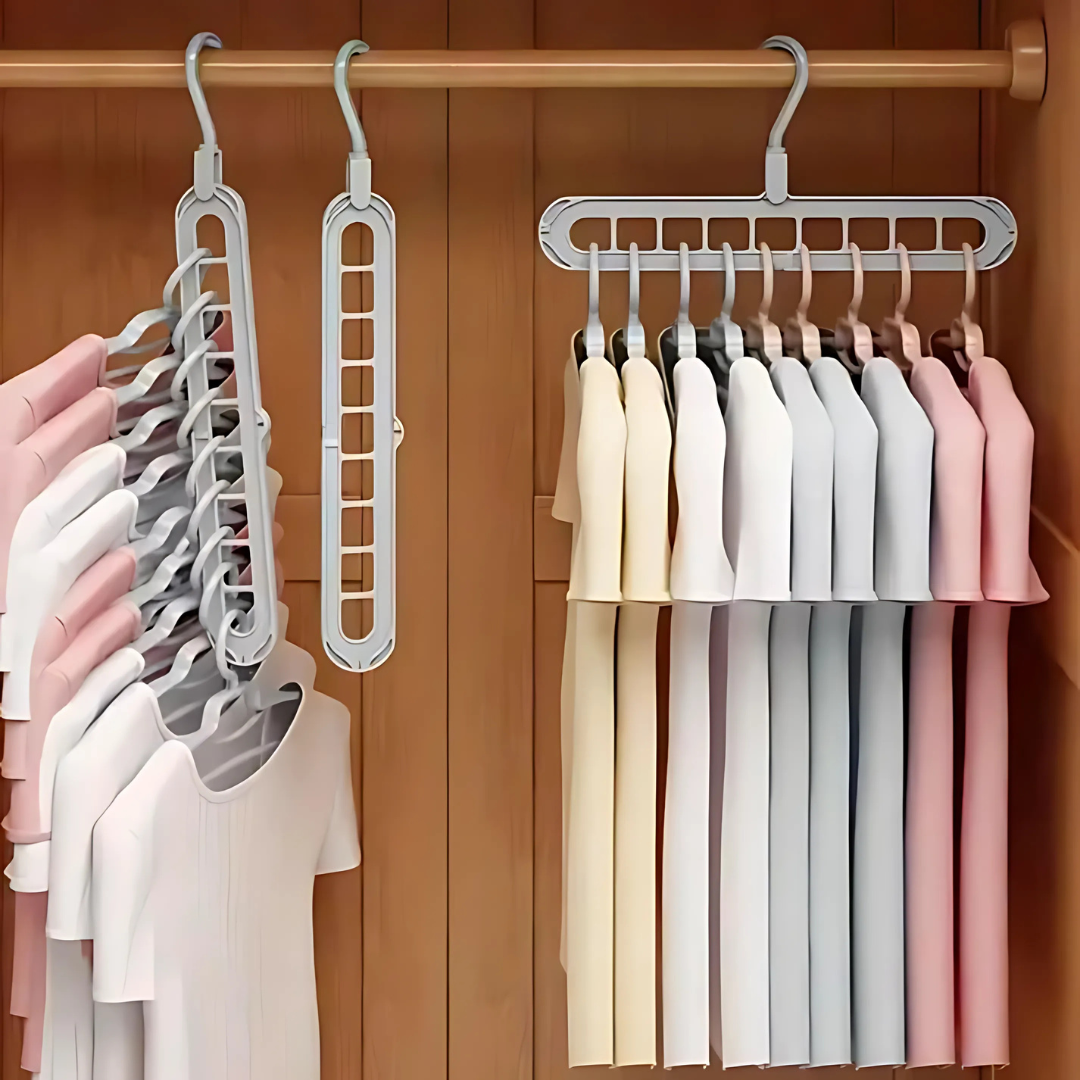 Percha HangMaster (Paquete x5 Unds.) - Menos caos, más claridad: la solución inteligente para tu ropa.