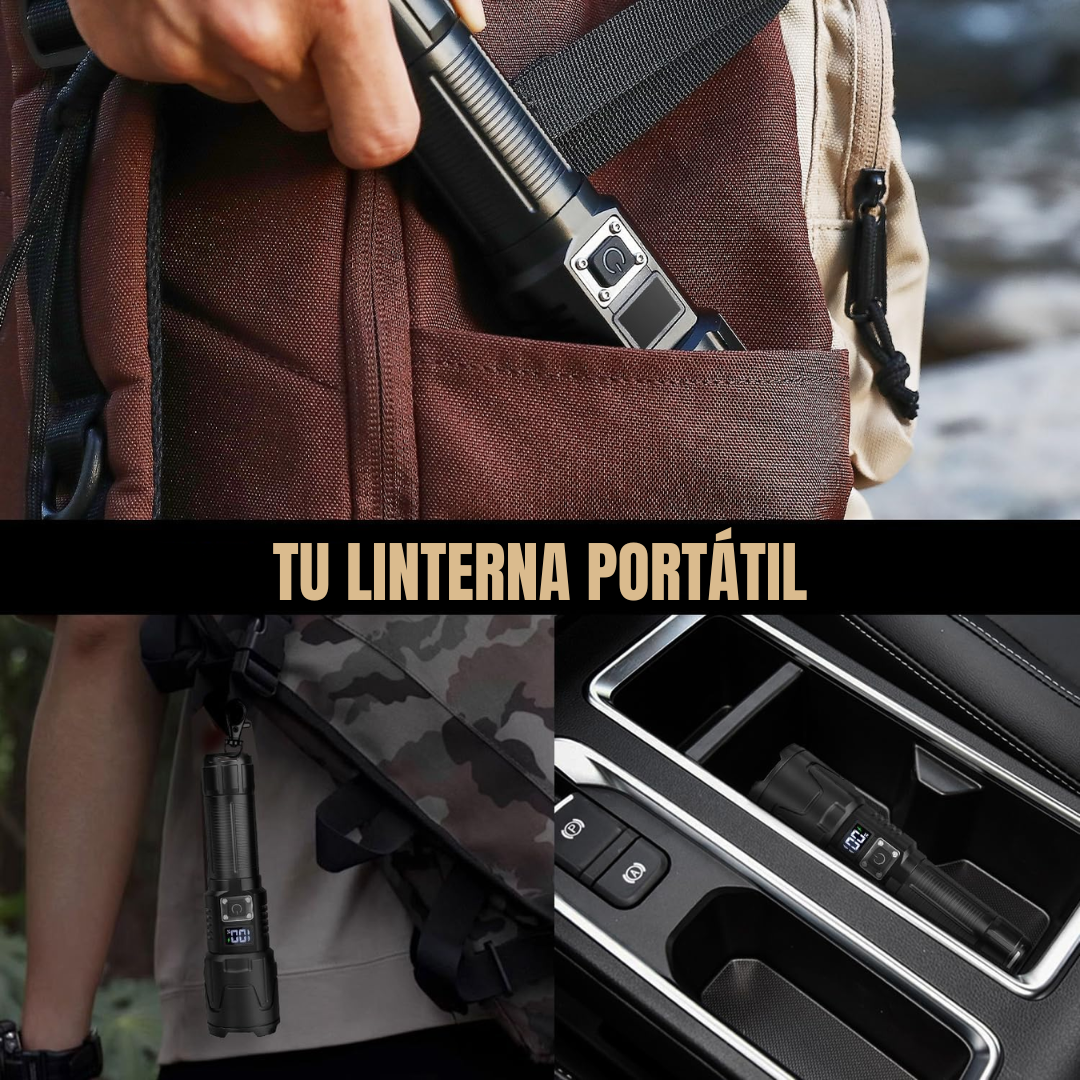 Kit TorchGrip Survival (Linterna táctica + Llave inglesa 8 en 1)
