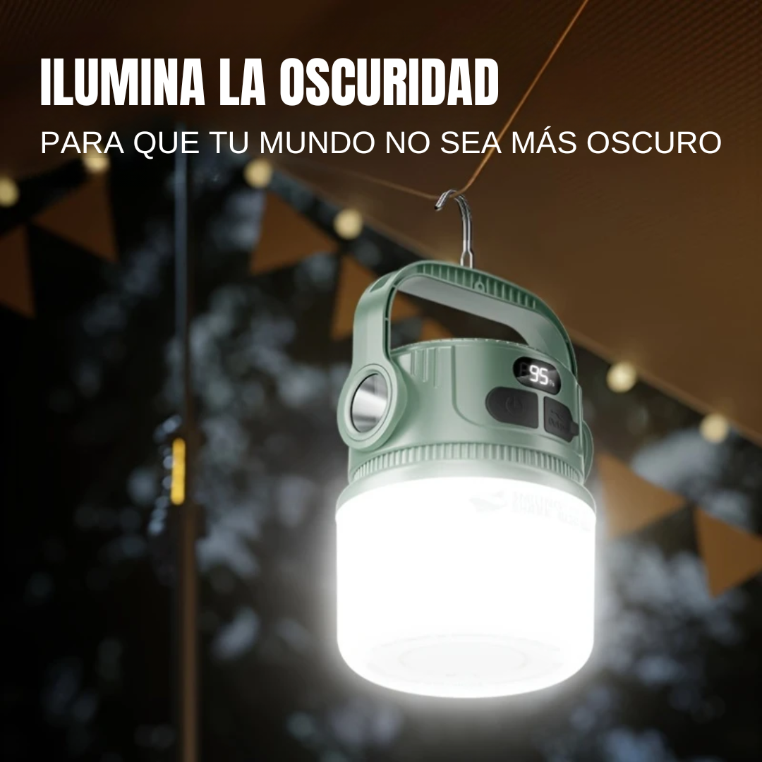 Linterna SolarGuard 360 - Ilumina cualquier rincón, donde sea que vayas.