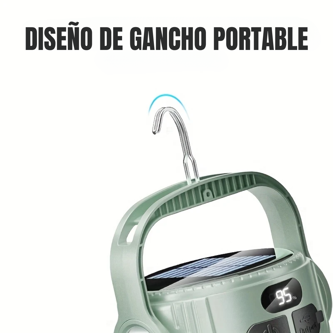 Linterna SolarGuard 360 - Ilumina cualquier rincón, donde sea que vayas.