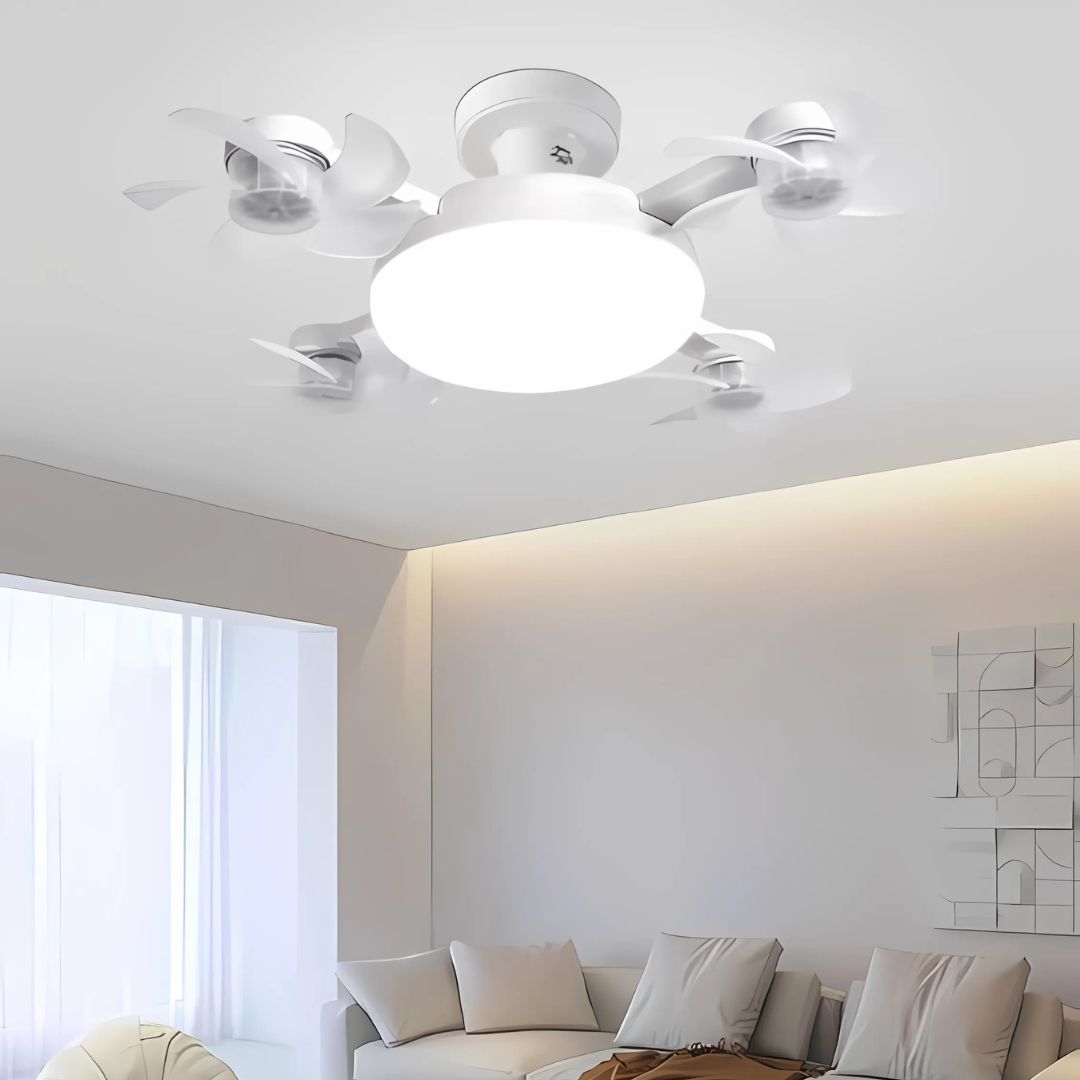 Ventilador LED AeroLux - Ambientes frescos y bien iluminados para cada momento del día.