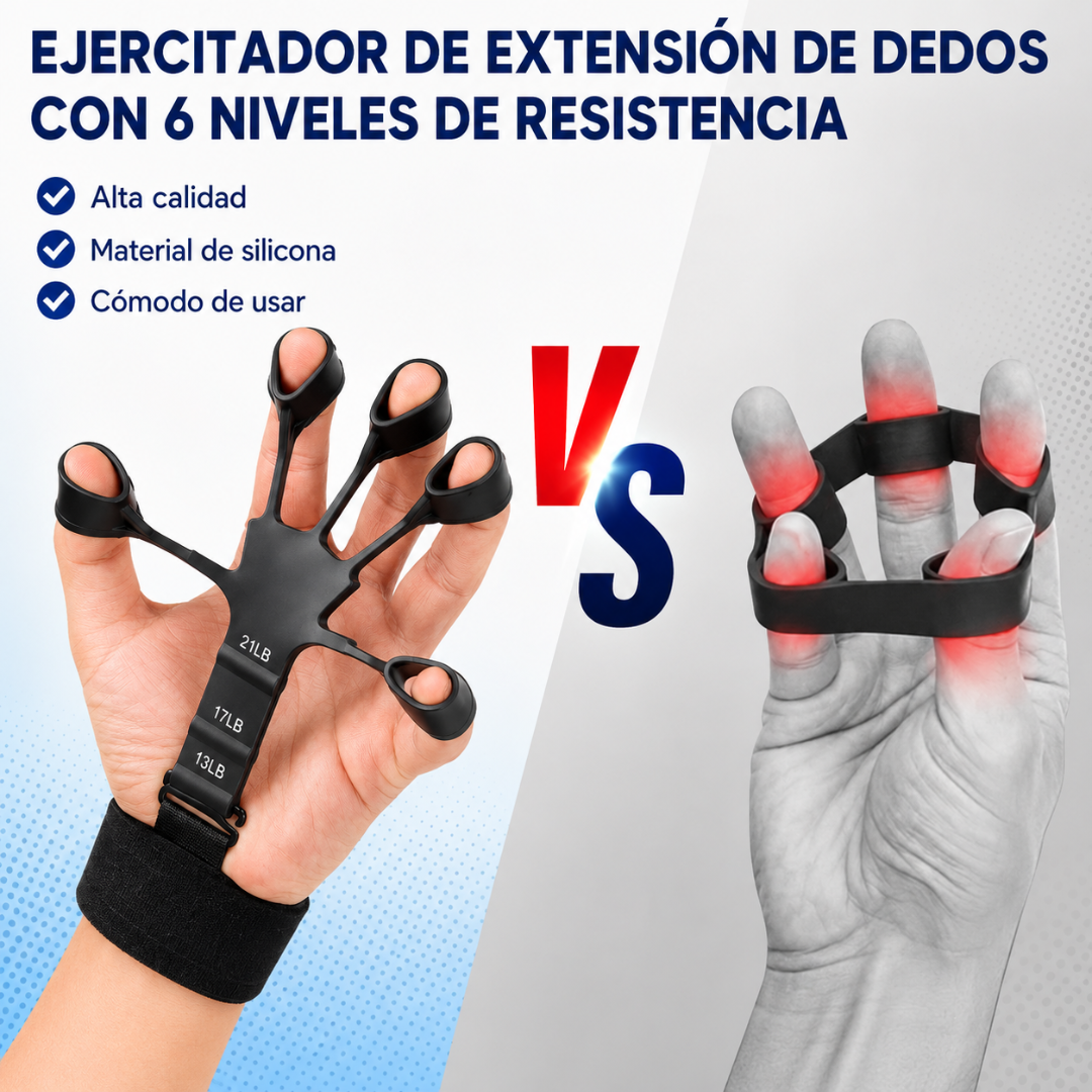 EJERCITADOR DE AGARRE (Pack*2) – Fuerza para manos y antebrazos