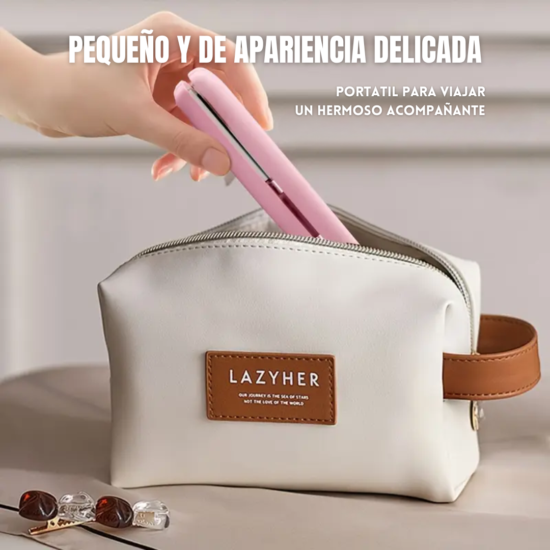 Plancha GlamFlex™ Mini – Para un peinado glamuroso y flexible en segundos.