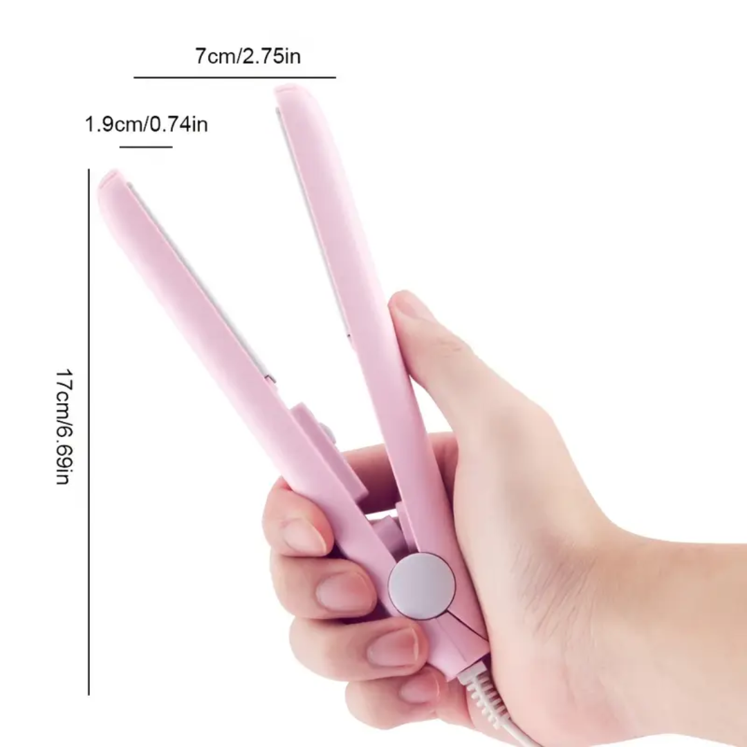 Plancha GlamFlex™ Mini – Para un peinado glamuroso y flexible en segundos.