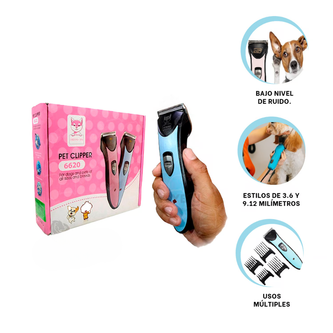 Rasuradora GroomMate - Afeita sin miedo: ideal para mascotas sensibles al ruido.