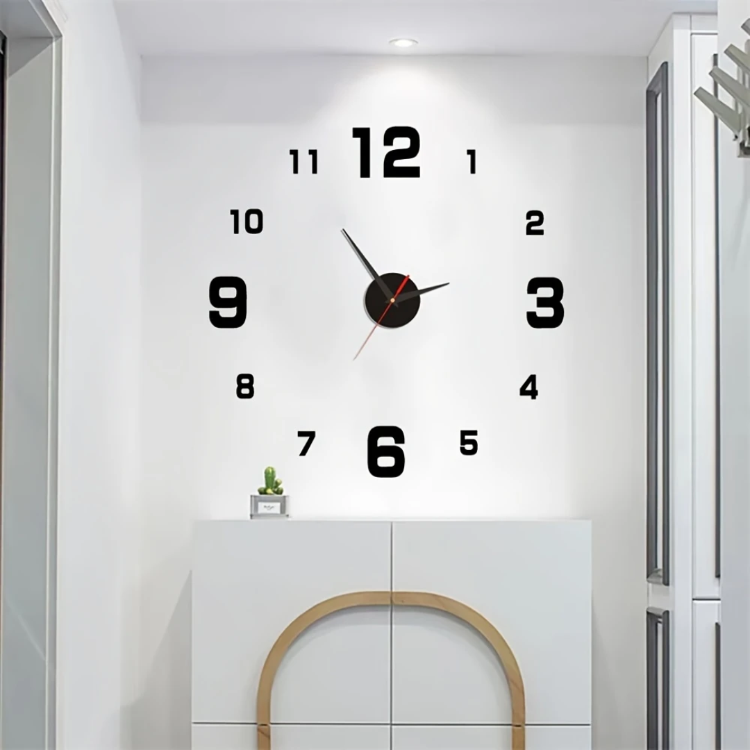 Reloj EchoWall 3D - Transforma tu espacio con elegancia, y nunca pierdas la noción del tiempo.