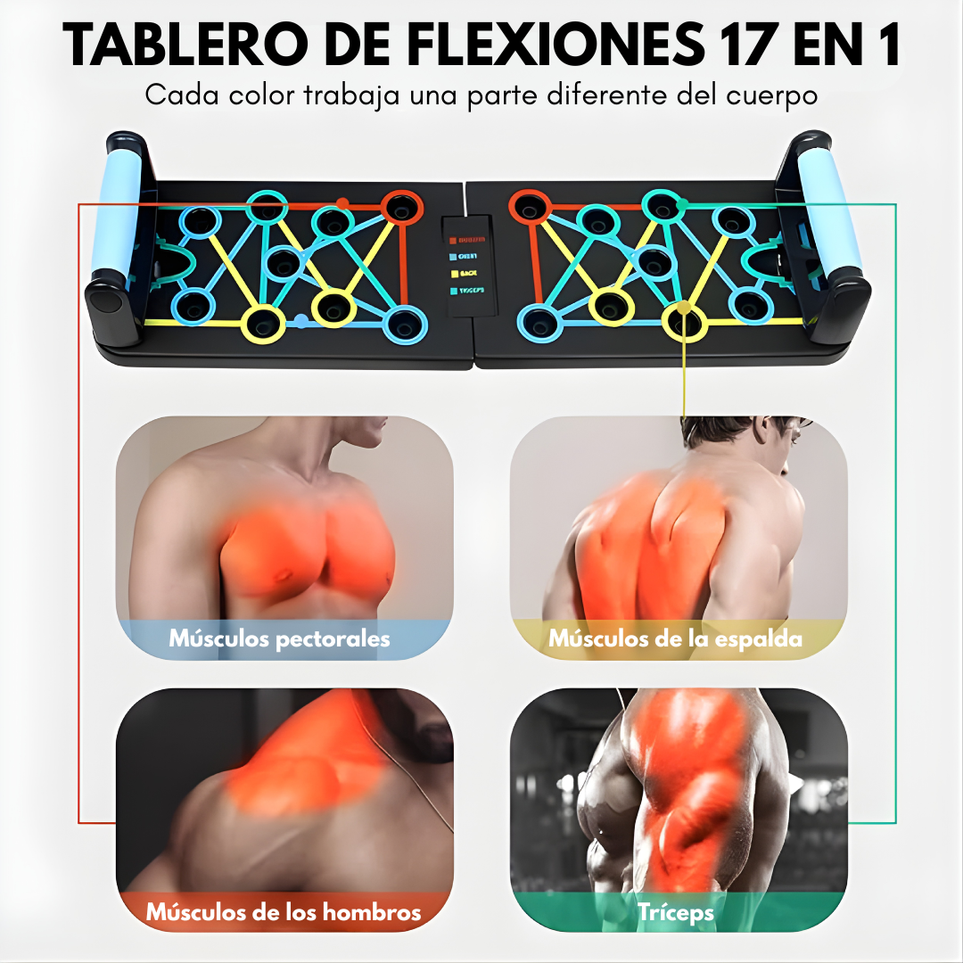 TABLA DE FLEXIONES – Entrenamiento completo, fuerza funcional y resultados visibles desde casa