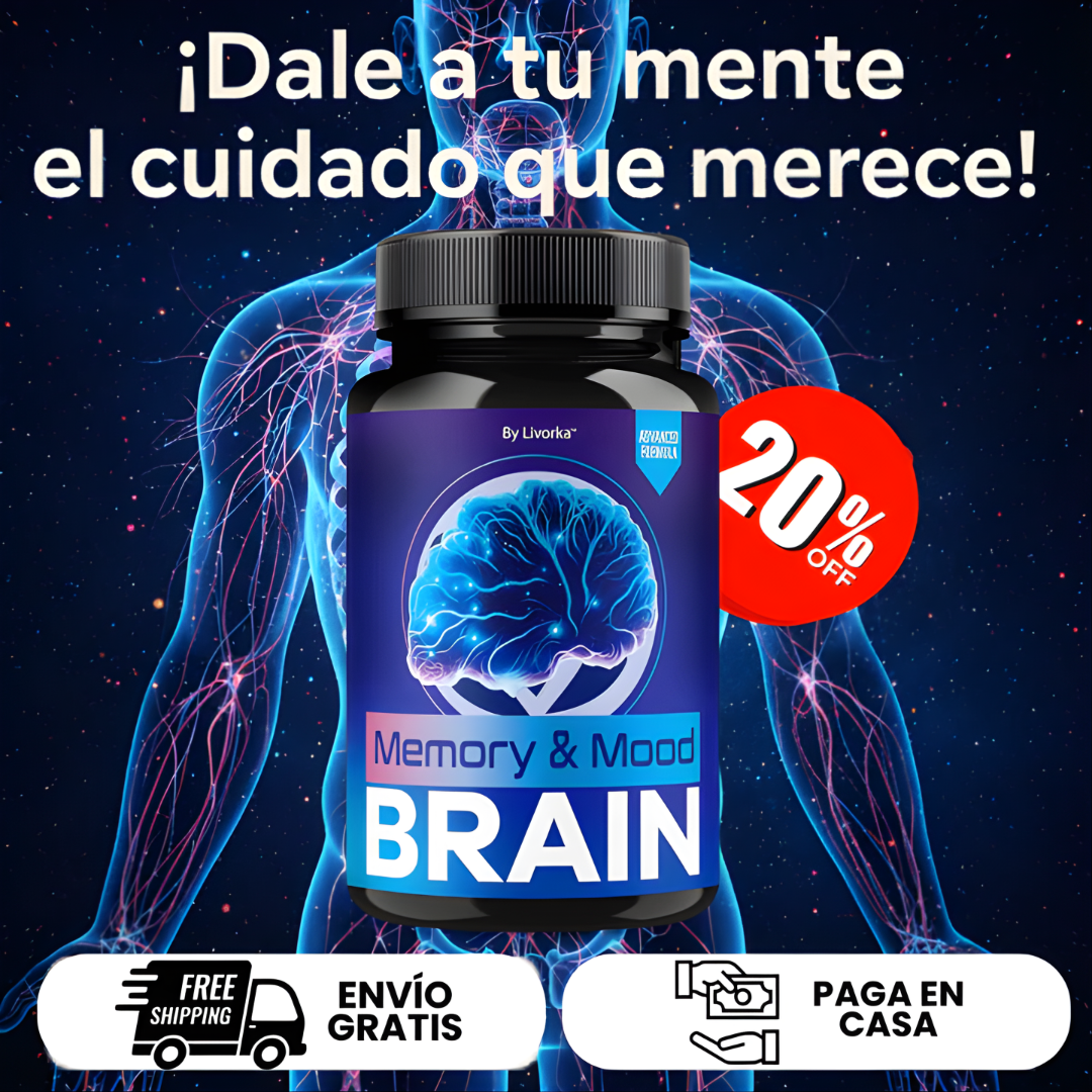 BRAIN NEURO — Memoria, enfoque y claridad mental en cada cápsula
