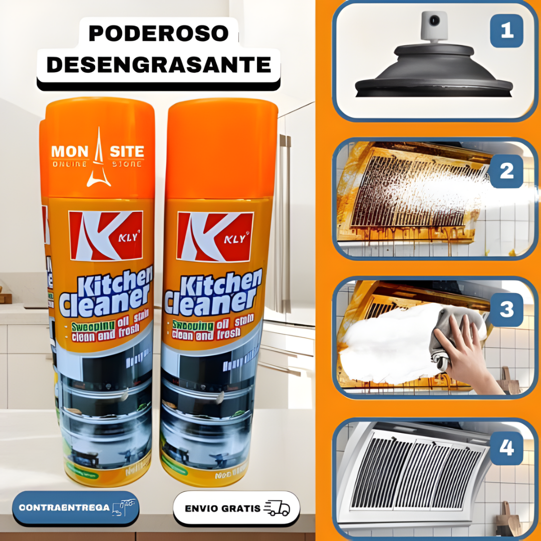 ESPUMA KITCHEN CLEANER – Limpieza profunda sin esfuerzo y sin enjuague