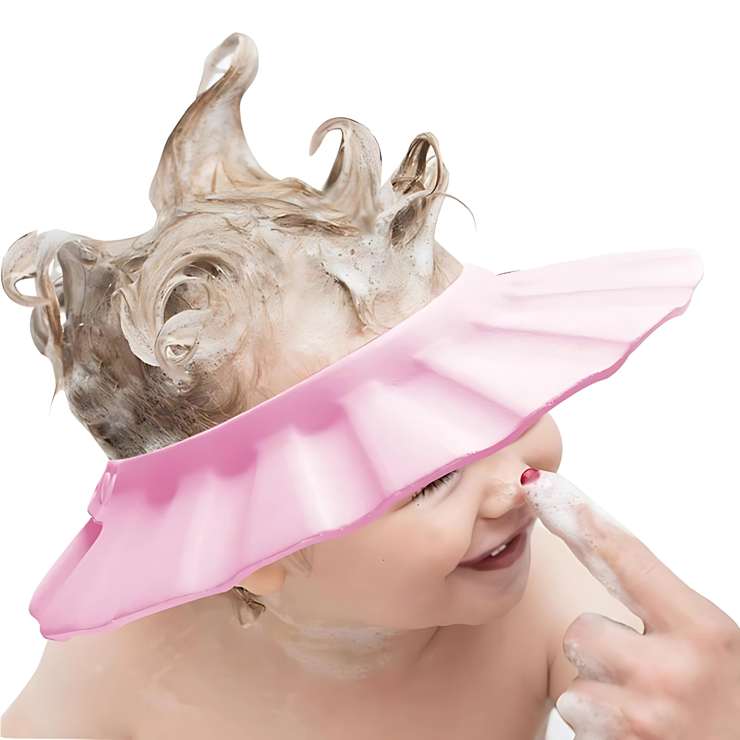 GORRO DE BAÑO PARA NIÑOS – Baños sin lágrimas ni molestias