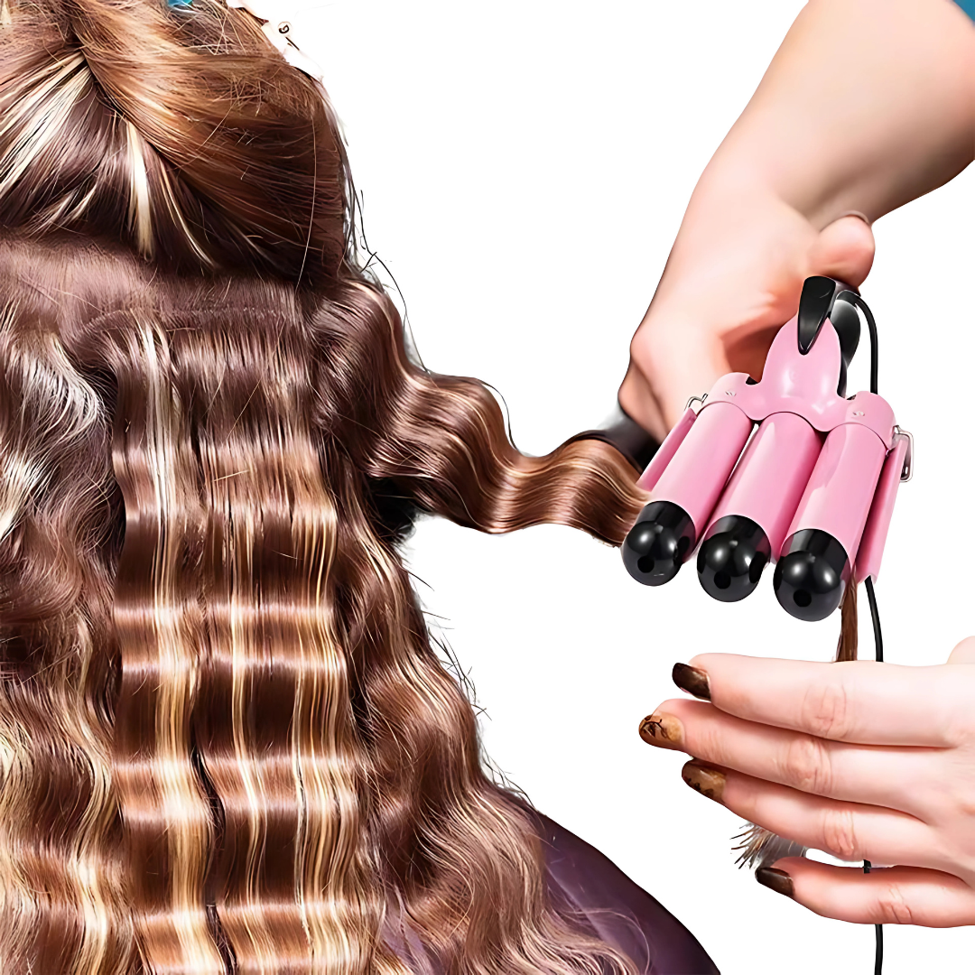 PLANCHA RIZADORA HONDAS DE SIRENA – Ondas definidas y volumen espectacular en minutos
