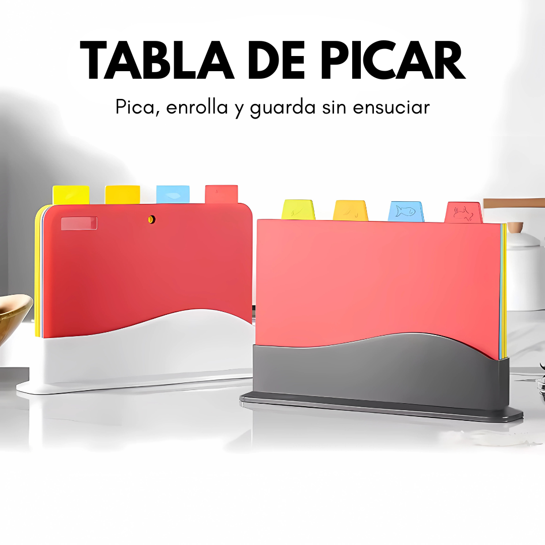 TABLA DE PICAR – Pica, enrolla y guarda sin ensuciar