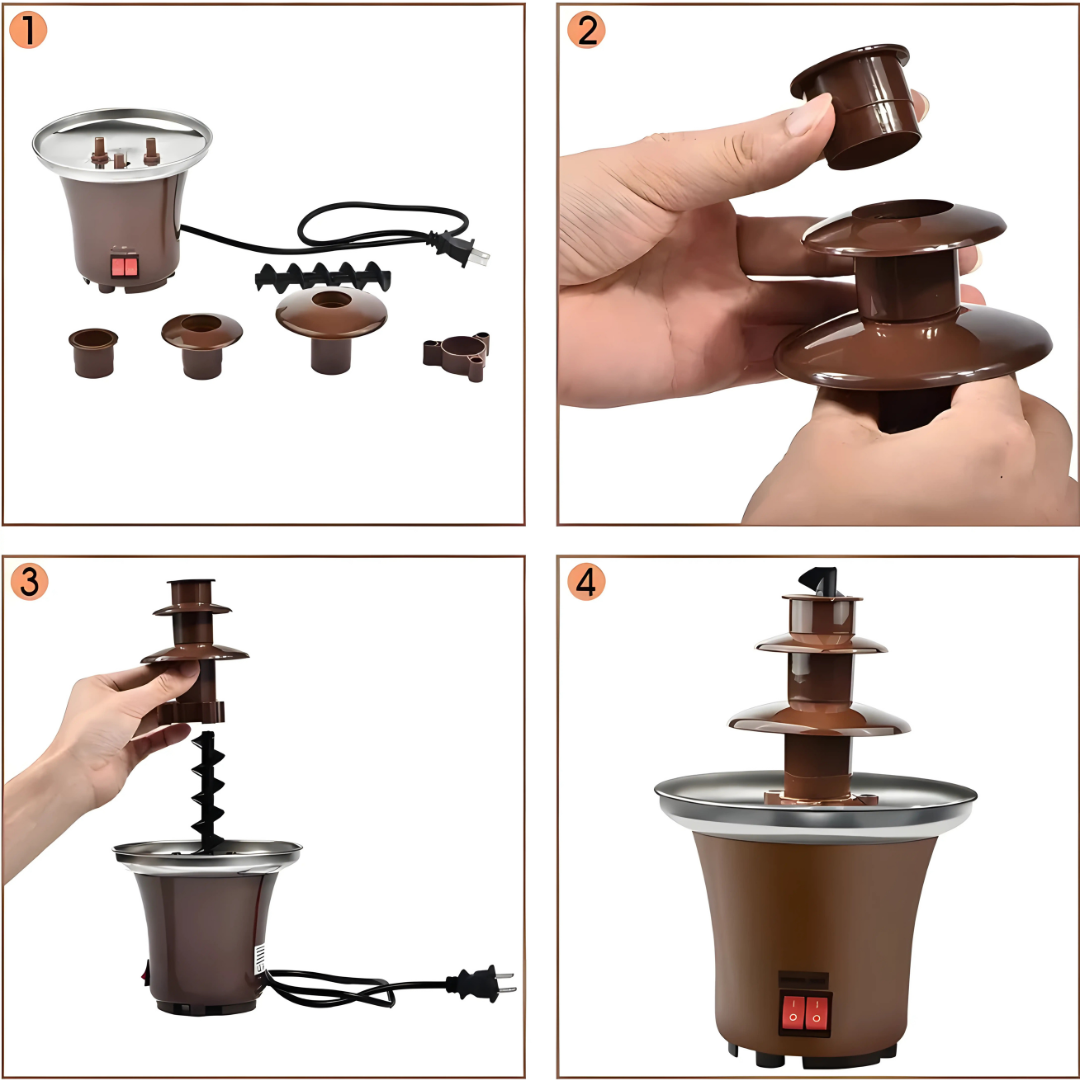 FUENTE DE CHOCOLATE ELÉCTRICA – Diversión y sabor en cada reunión