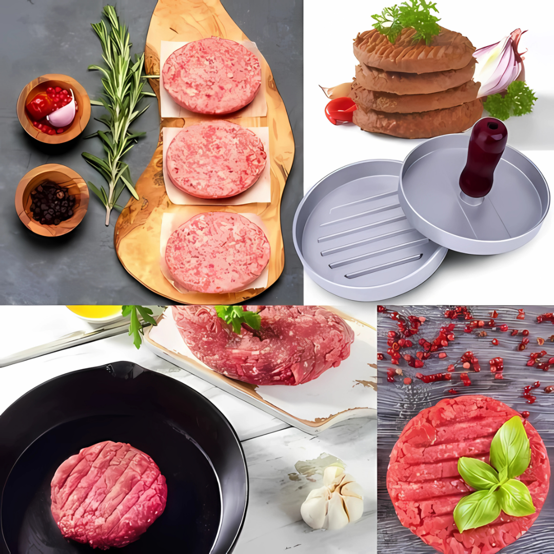 MOLDE PARA HACER TORTAS DE HAMBURGUESAS – Perfectas, firmes y listas en segundos