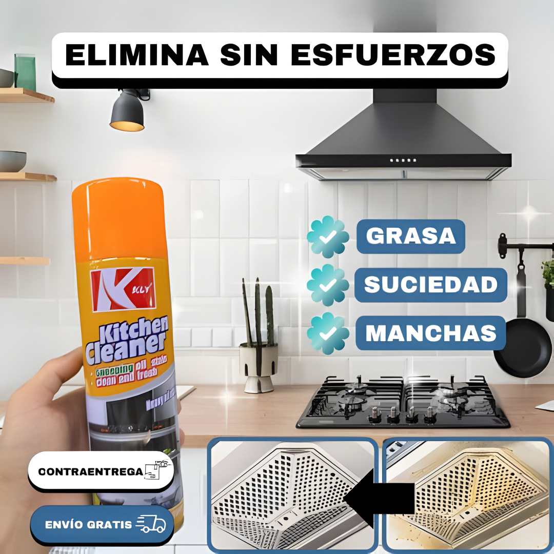ESPUMA KITCHEN CLEANER – Limpieza profunda sin esfuerzo y sin enjuague