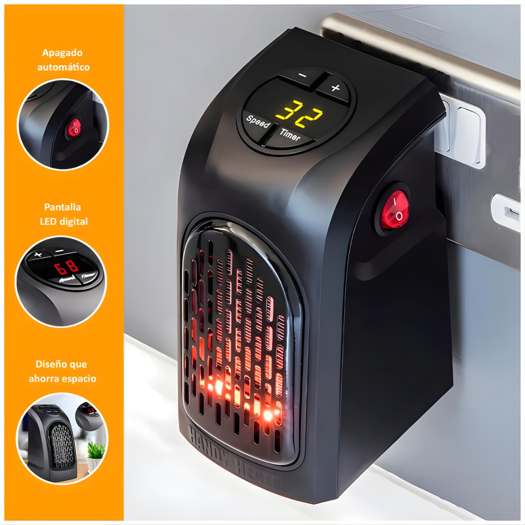 HANDY HEATER CALENTADOR DE AMBIENTE ELÉCTRICO – Calor inmediato, tamaño compacto y confort eficiente