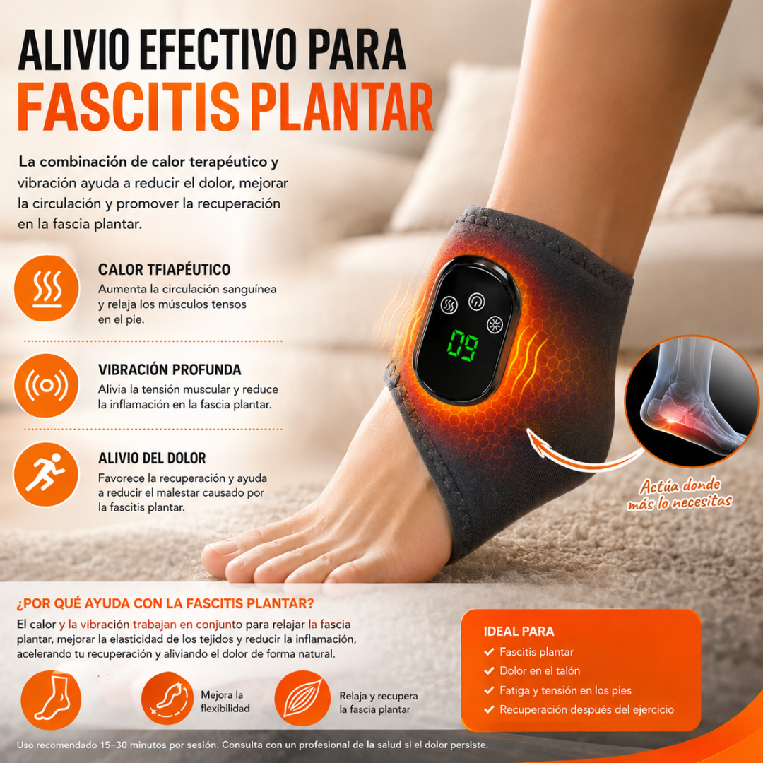 MASAJEADOR DE TOBILLO INALÁMBRICO – Después de tanto movimiento, el cuerpo pide descanso