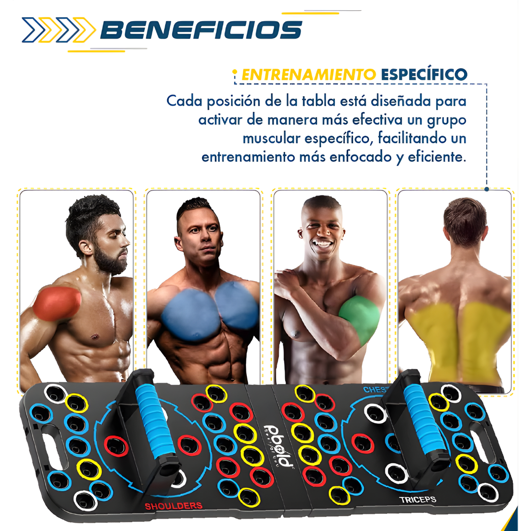 TABLA DE FLEXIONES – Entrenamiento completo, fuerza funcional y resultados visibles desde casa