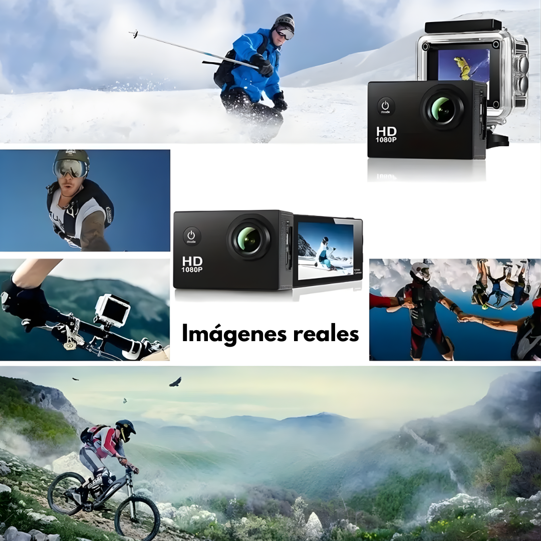 CÁMARA DE ACCIÓN DEPORTIVA – Aventuras en 4K, resistencia extrema y memoria visual para cada momento épico