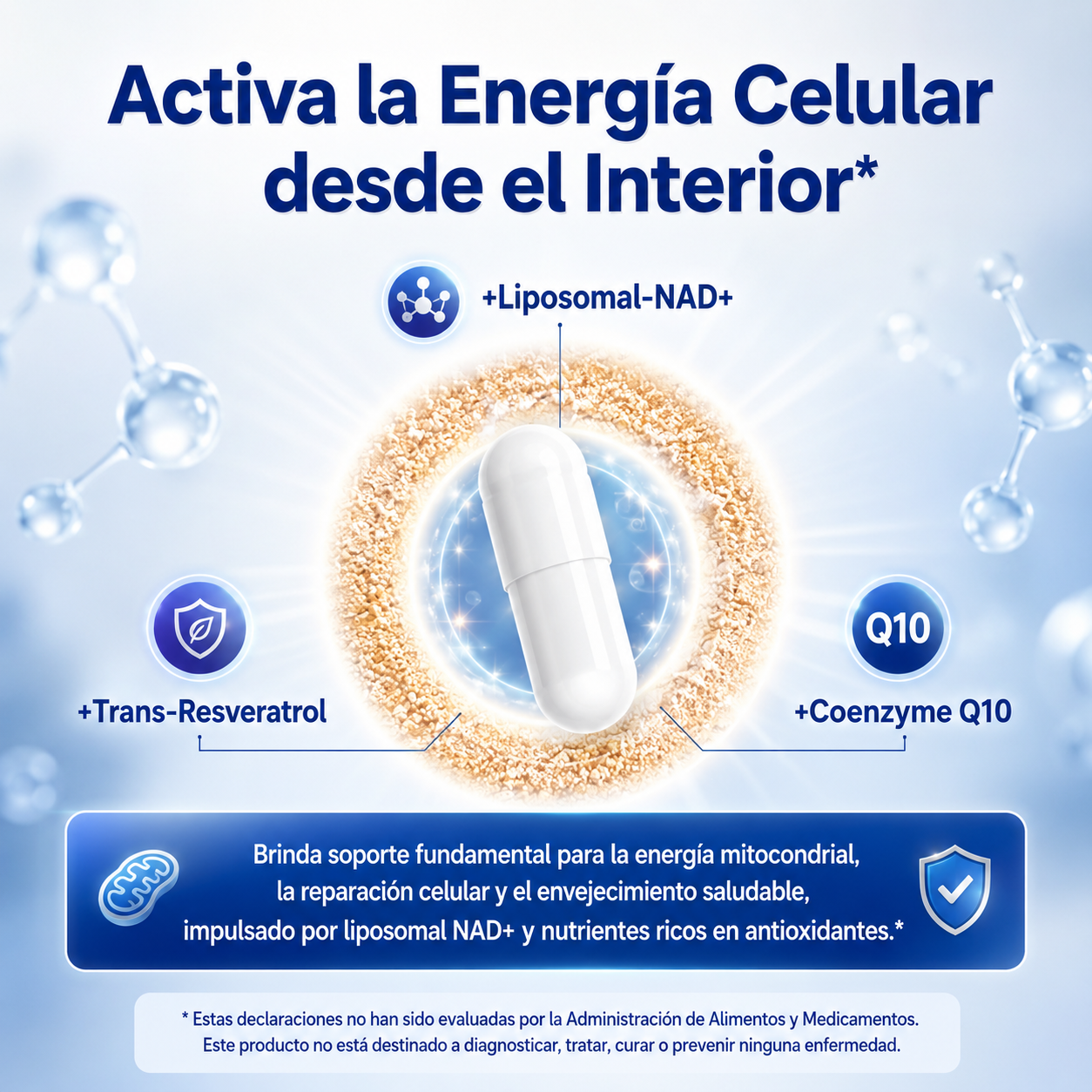 SELER B NAD+ MEN'S COMPLEX 60 CAPS — Energía, rendimiento y vitalidad masculina desde adentro