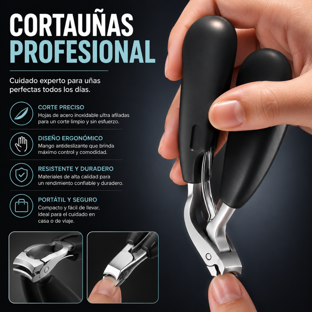CORTAUÑAS PROFESIONAL – Corte preciso y seguro