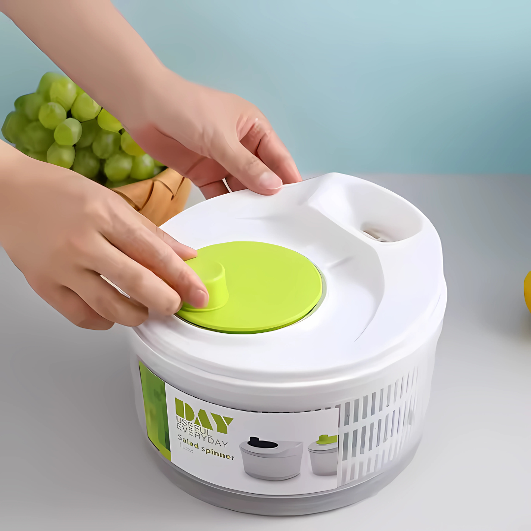 SALAD SPINNER EVERYDAY – Verduras frescas y secas en segundos sin esfuerzo