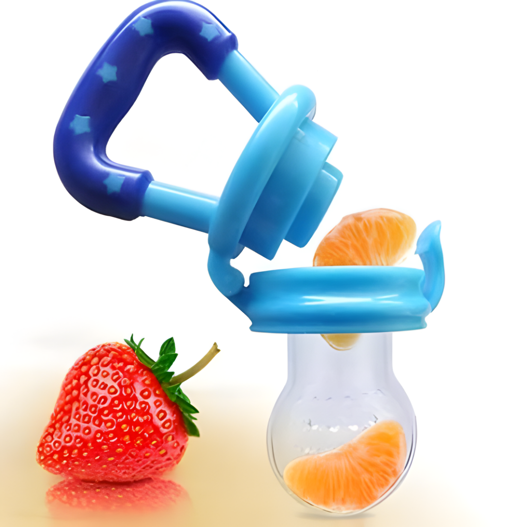CHUPETE ALIMENTADOR DE FRUTAS PARA BEBÉ – Alimentación segura, estimulación temprana y tranquilidad para los padres