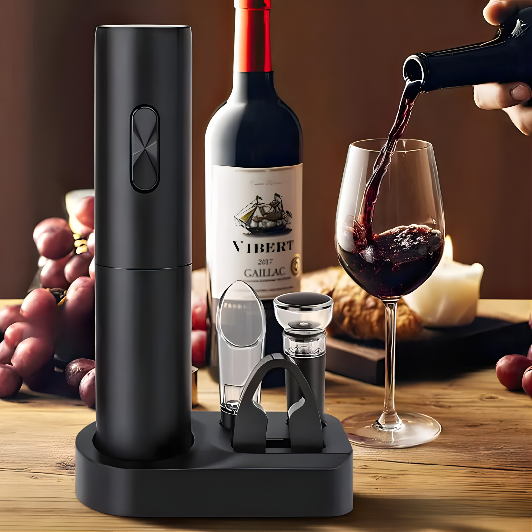 SET DESCORCHADOR DE VINO – Apertura fácil, elegancia al servir y experiencia completa