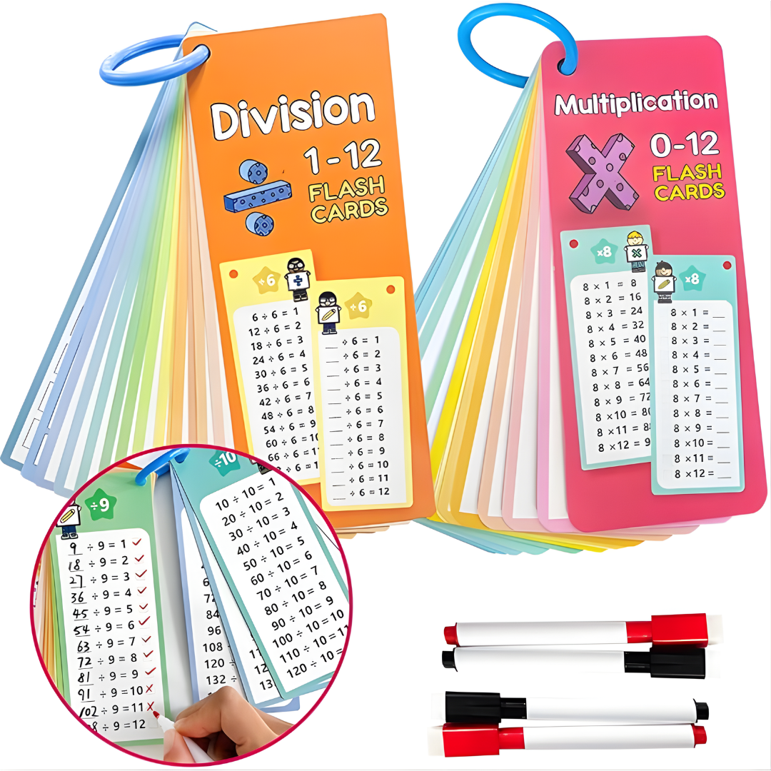 TARJETAS DIDÁCTICAS – Aprendizaje divertido, práctica constante y matemáticas sin estrés
