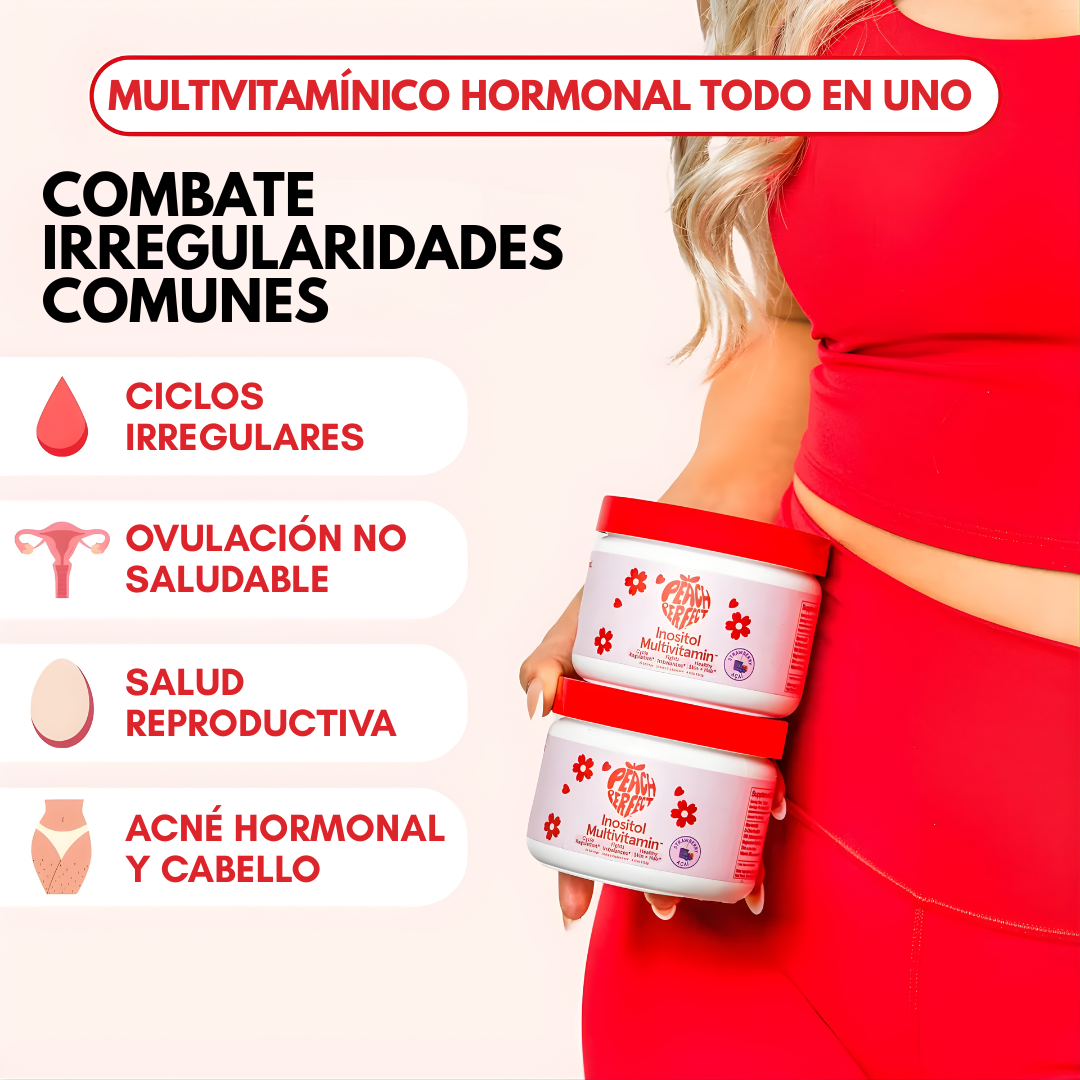 PEACH PERFECT INOSITOL – Equilibrio hormonal, bienestar femenino y apoyo integral